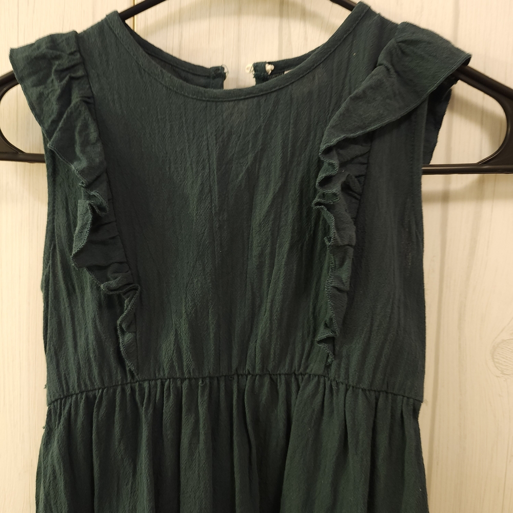 Charming Green Kids Dress - Picture 3 of 8